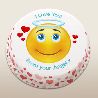 "Yummy delicious heart shape Strawberry cake -1kg - code MC05 - Click here to View more details about this Product